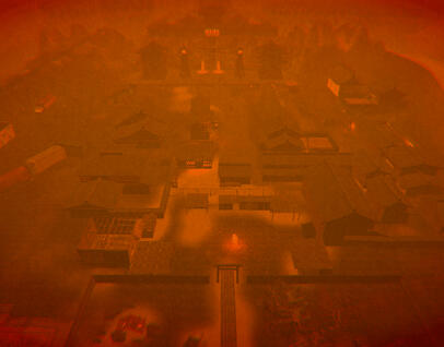 The view when looking through the eyes of "the Overseer".